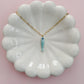 Aqua Fish Necklace