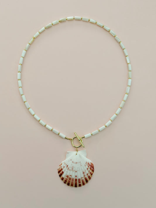 Toggle Scallop Shell Necklace