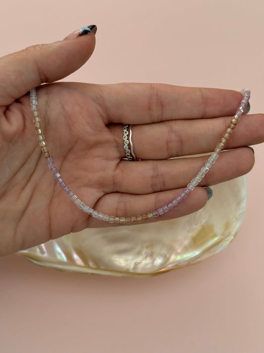 Crystal Cubes Necklace