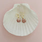 Small Real Scallop Seashell Earrings