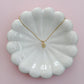Gold Coral Necklace