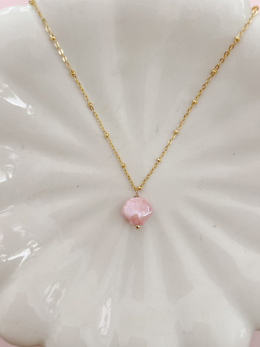 Pink Shell Necklace