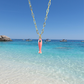 Pink Fish Necklace
