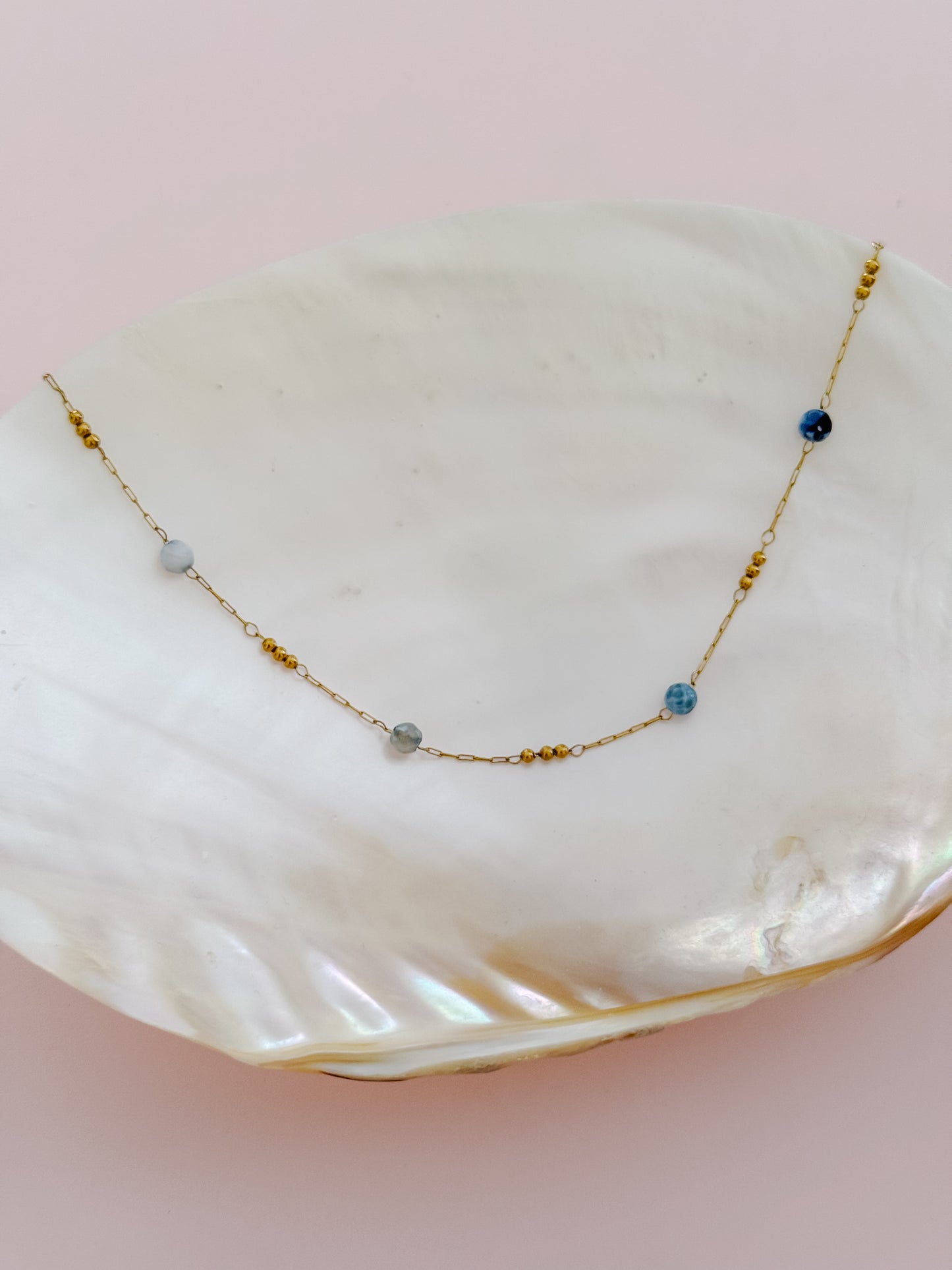 Shady Blues Layering Necklace