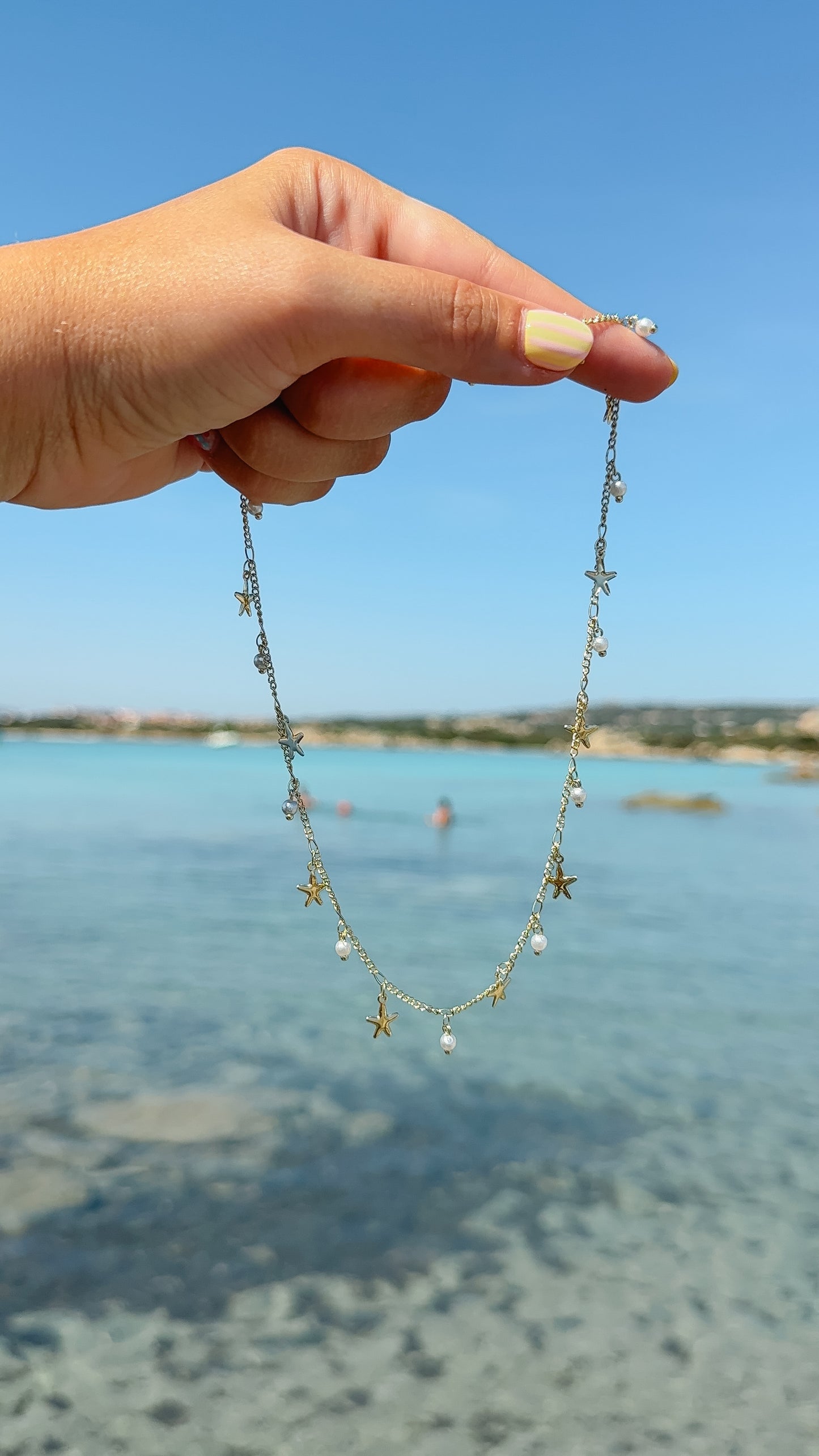 Starfish & Pearl Necklace