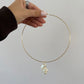 White Shell Collar Necklace