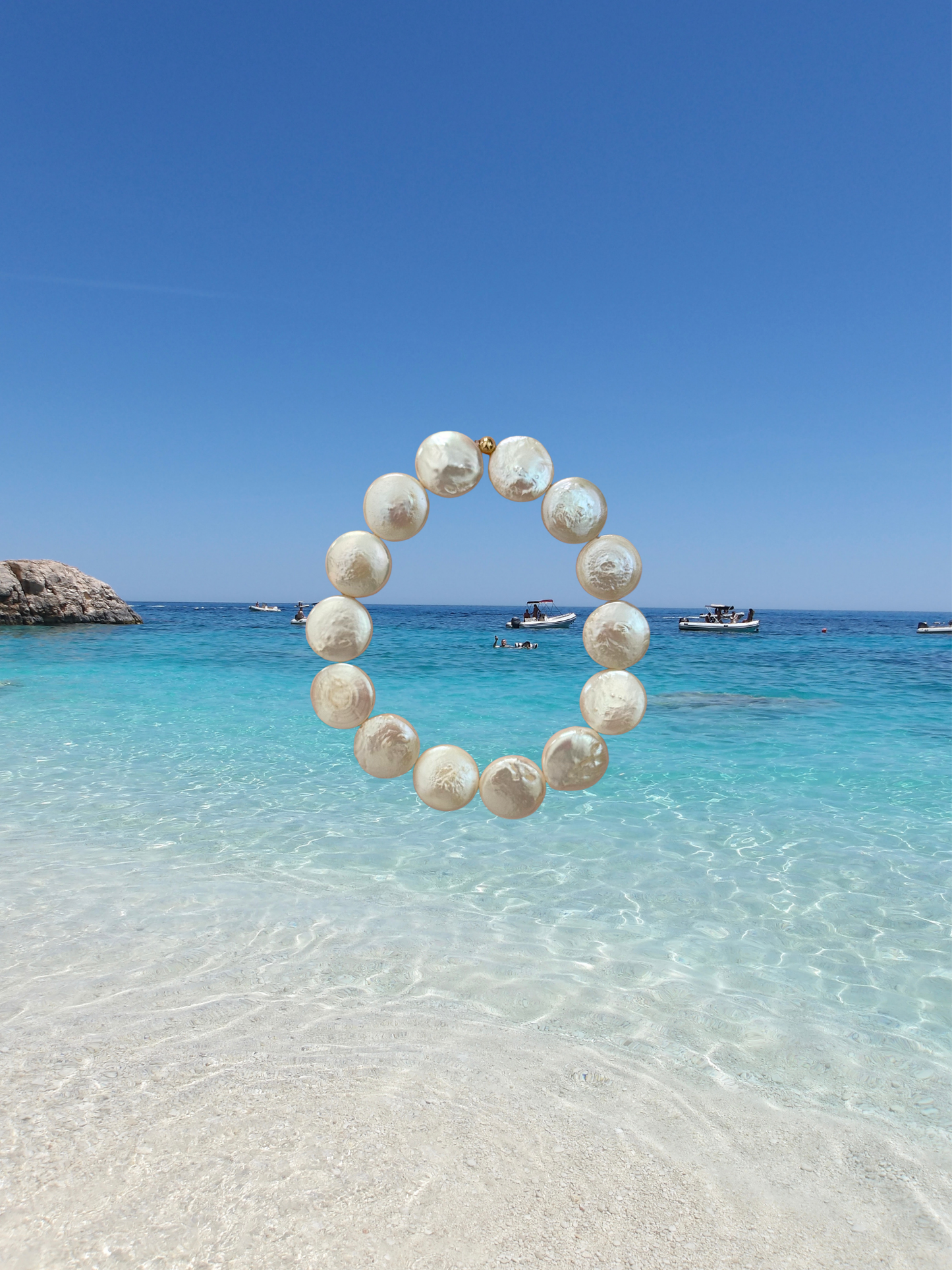 Pearl Coin Bracelet