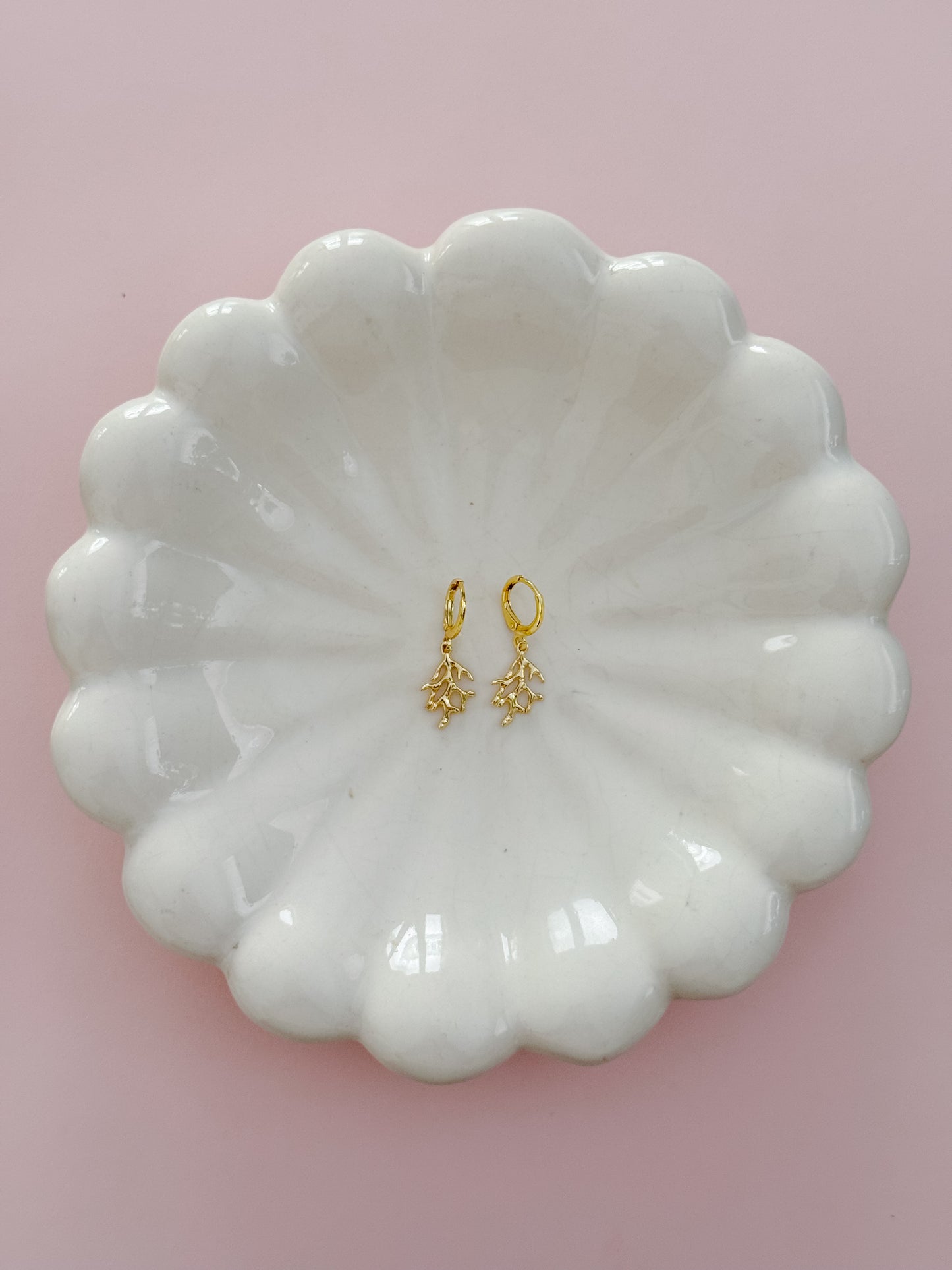 Coral Earrings