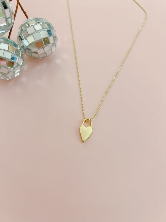 Heart Lock Necklace