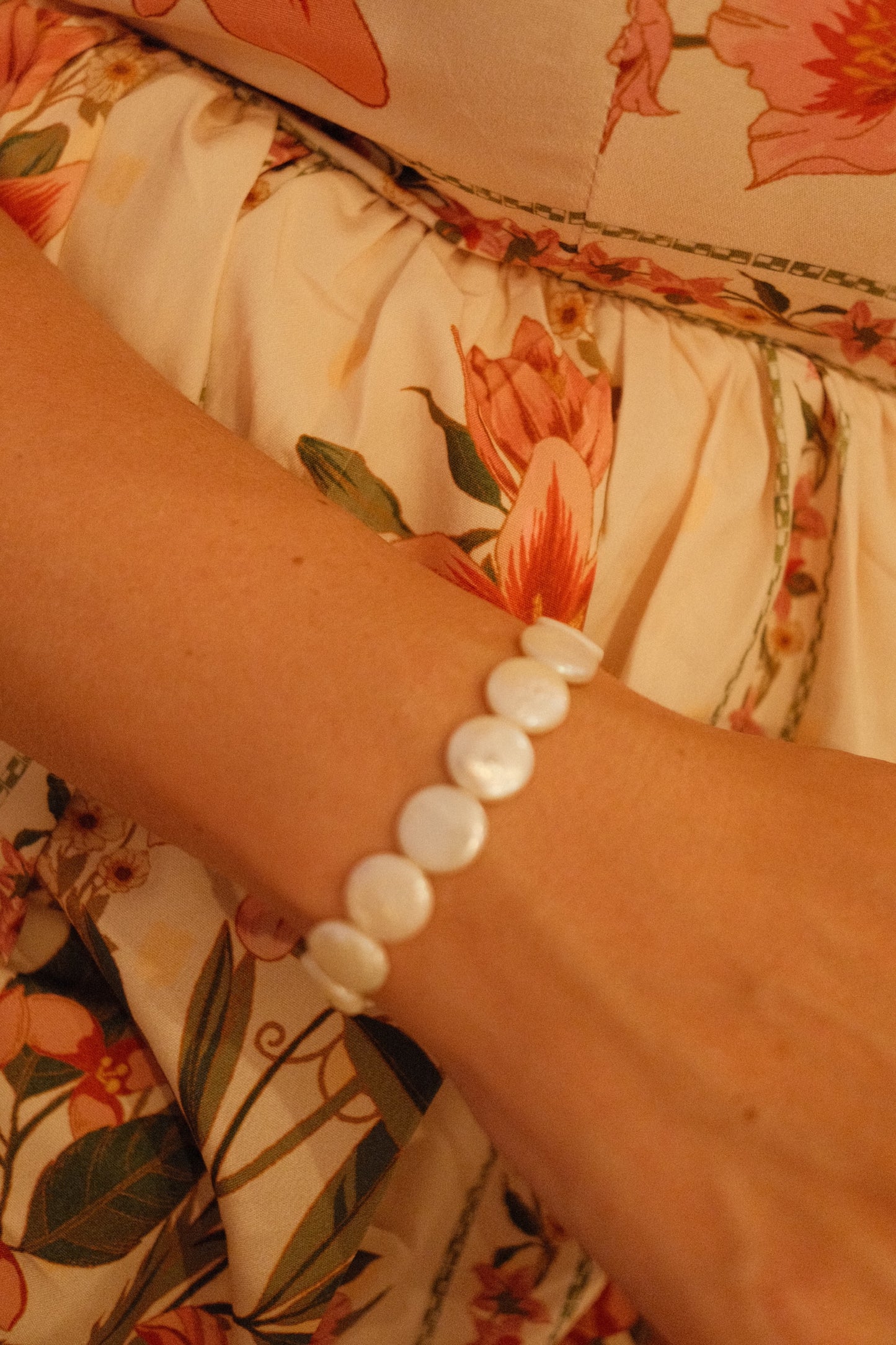 Pearl Coin Bracelet