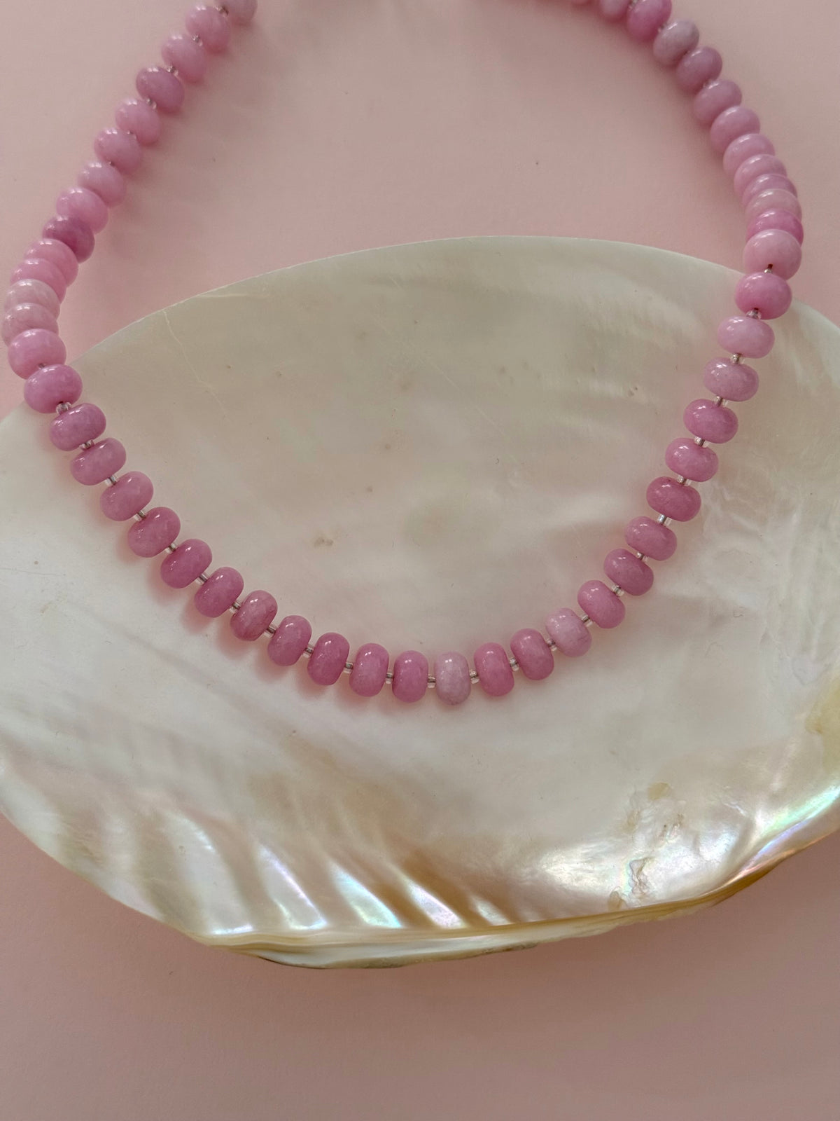 Lilac Haze Beaded Necklace