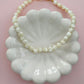 Cream Shell Nugget Necklace