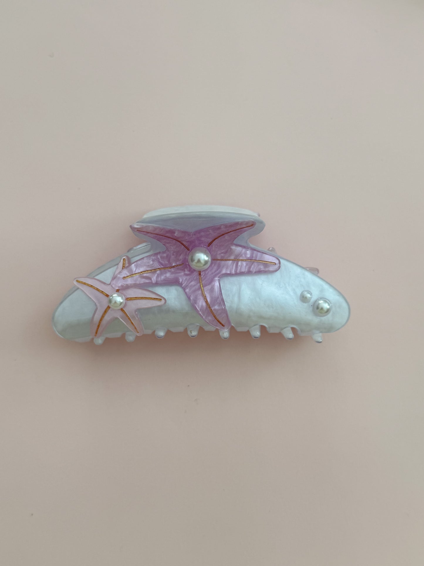 Light Purple Starfish Hair Clip