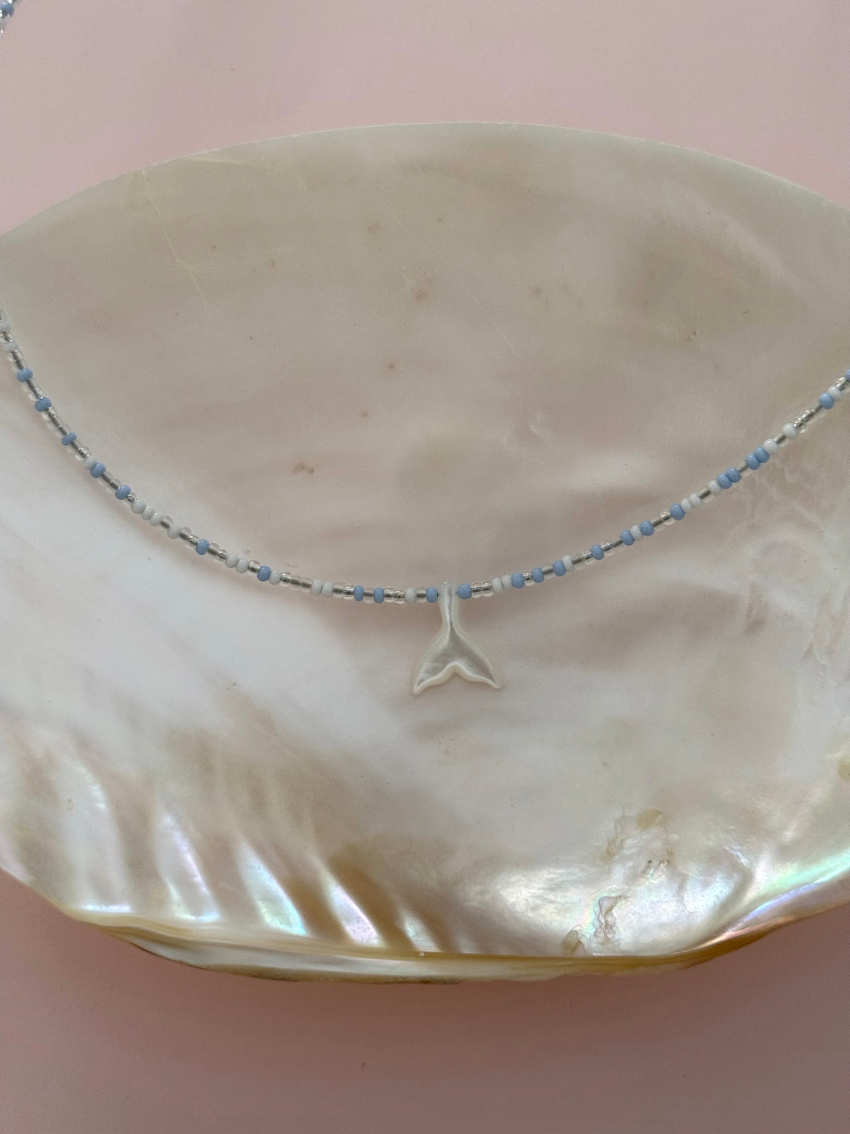 Beaded Mermaid Tail Necklace