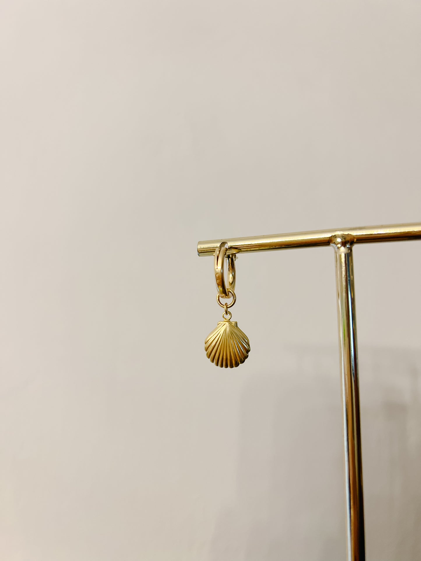 Gold Filled Large Seashell Earring Charms