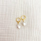 Pearl Coin Earrings