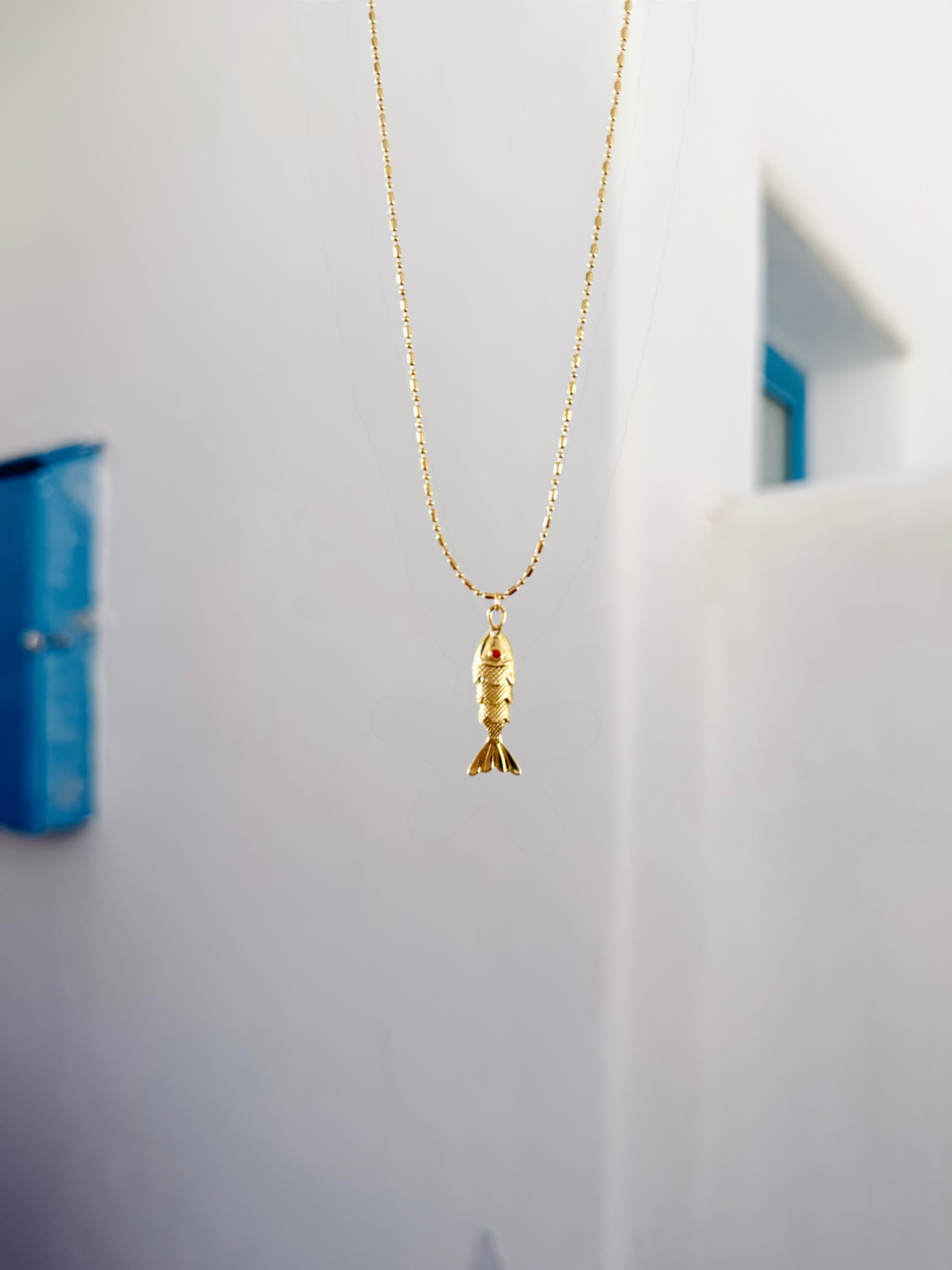 Swimmy Gold Fish Necklace