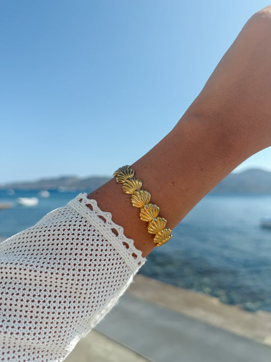 Seashell Cuff Bracelet