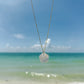 Mother of Pearl Hibiscus Necklace