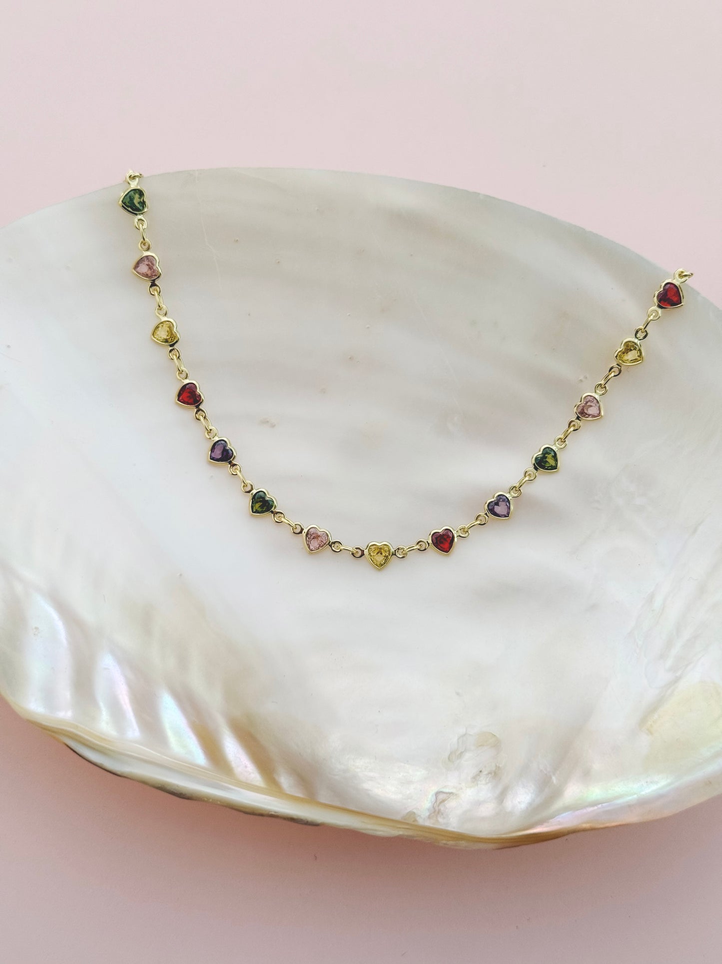 Confetti Hearts Necklace