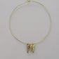Auger Seashell Collar Necklace