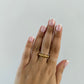 Gold Stainless Steel Ball Ring
