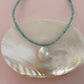Amazonite Turbo Shell Necklace