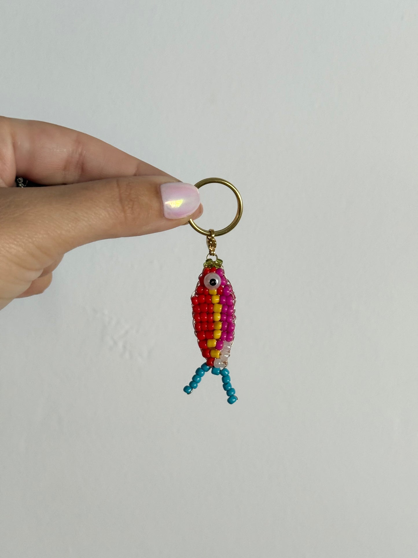 Small Fish Bag Charm Key Chain