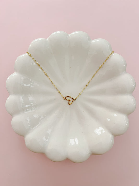 Floating Heart Necklace