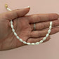 Mother of Pearl Rice Necklace