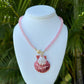Pink Beaded Seashell Necklace
