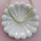 Lemon Lime Jade Beaded Necklace