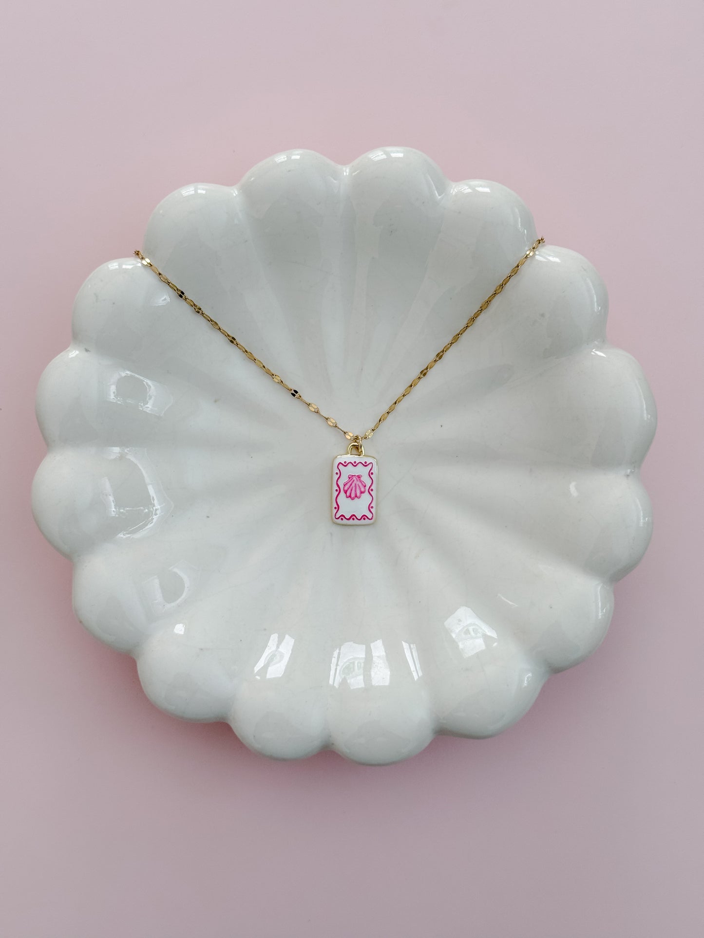 Pink Shell Necklace