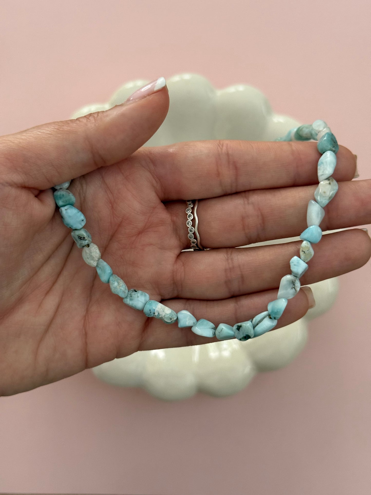 Natural Larimar Necklace