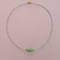 Light Green & Periwinkle Fish Necklace