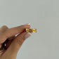 Gold Stainless Steel Chain Ring