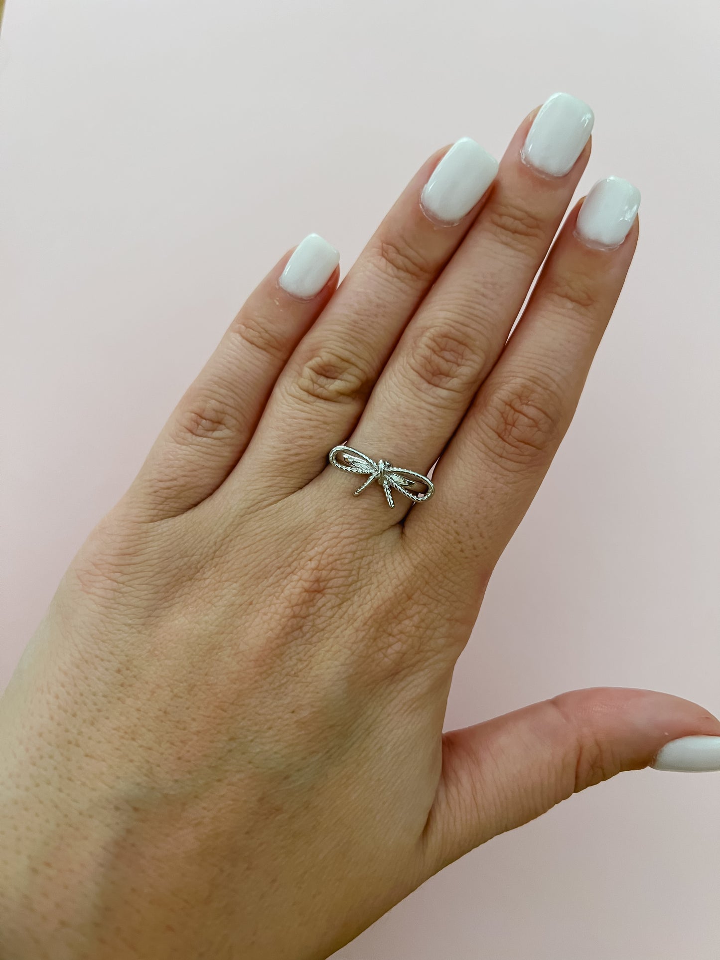 Silver Bow Ring