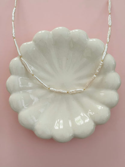 Freshwater Pearl Stick Necklace