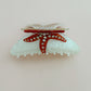 Red Starfish Hair Clip