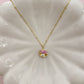 Light Purple Clam & Pearl Necklace