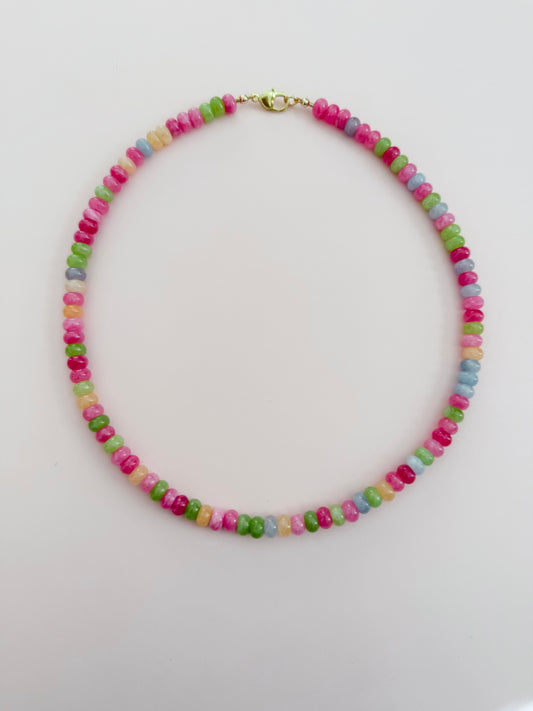 Strawberry Fields Beaded Necklace