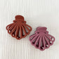 Seashell claw hair clip