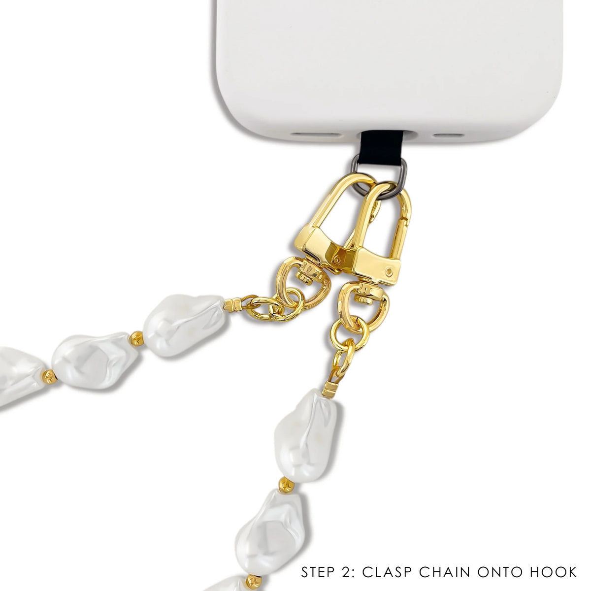 Faux Pearl Phone Chain