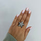 Chunky Steel Starfish Ring