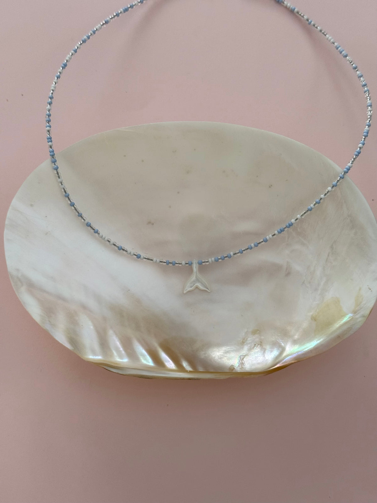 Beaded Mermaid Tail Necklace