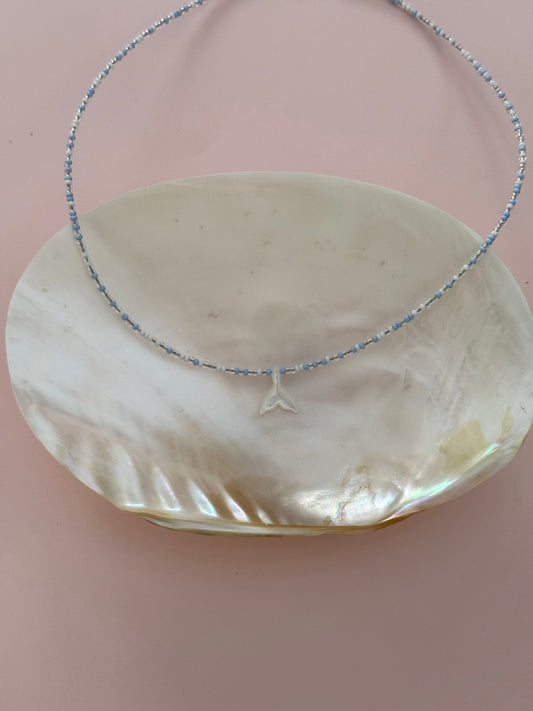 Beaded Mermaid Tail Necklace
