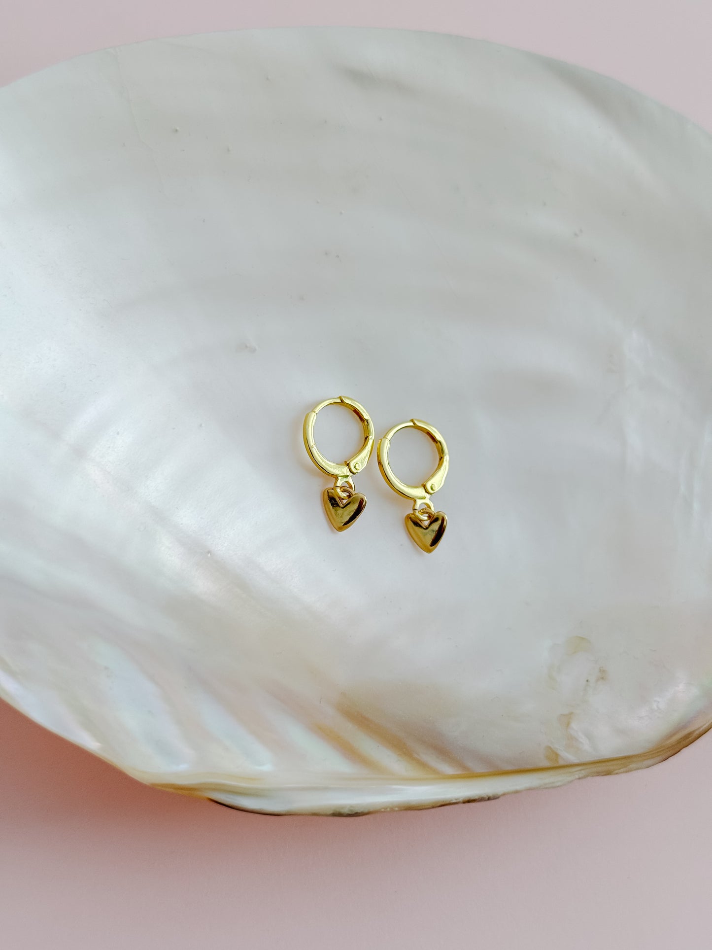 Tiny Heart Earrings