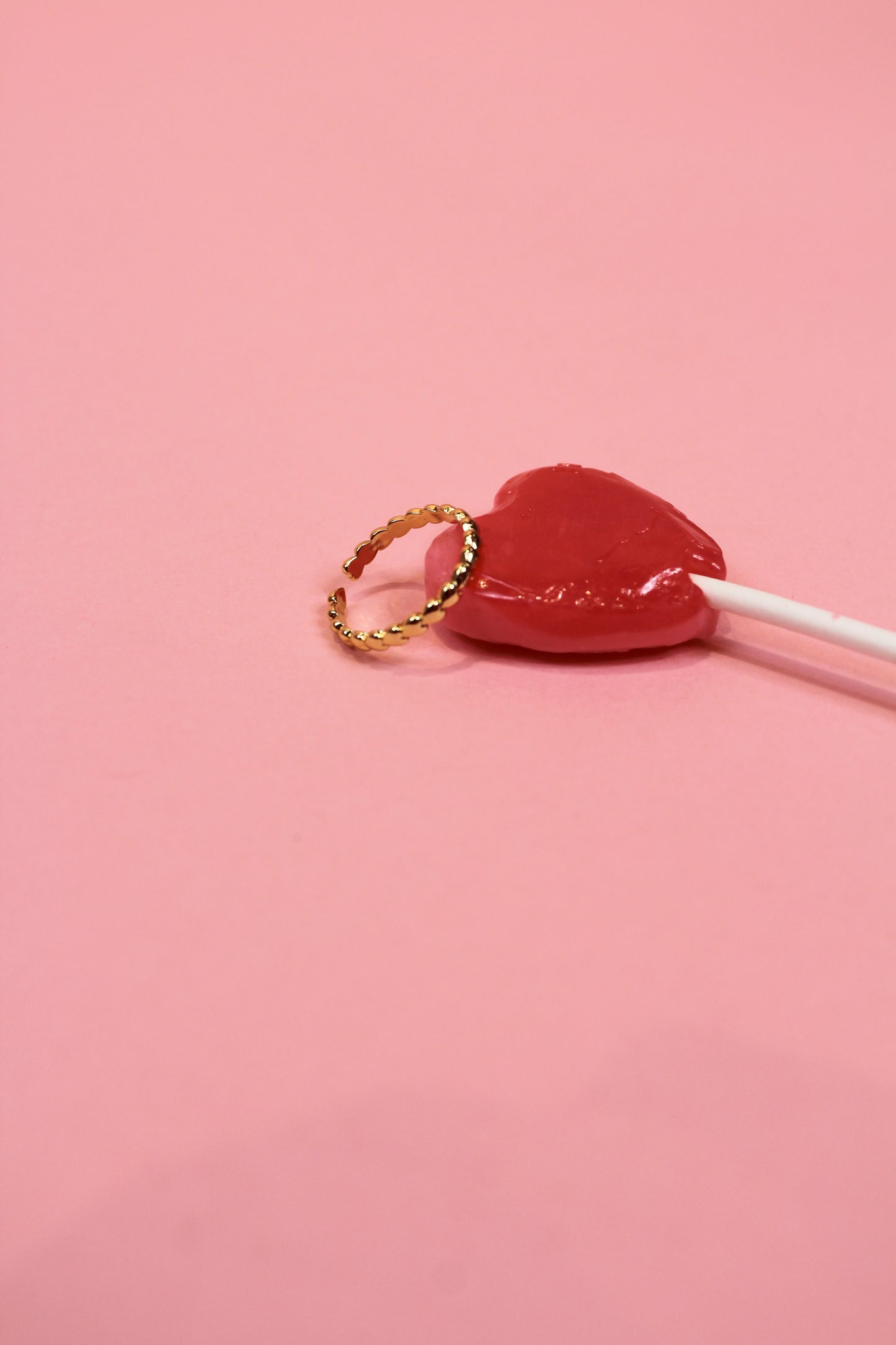 Dainty Heart Adjustable Ring