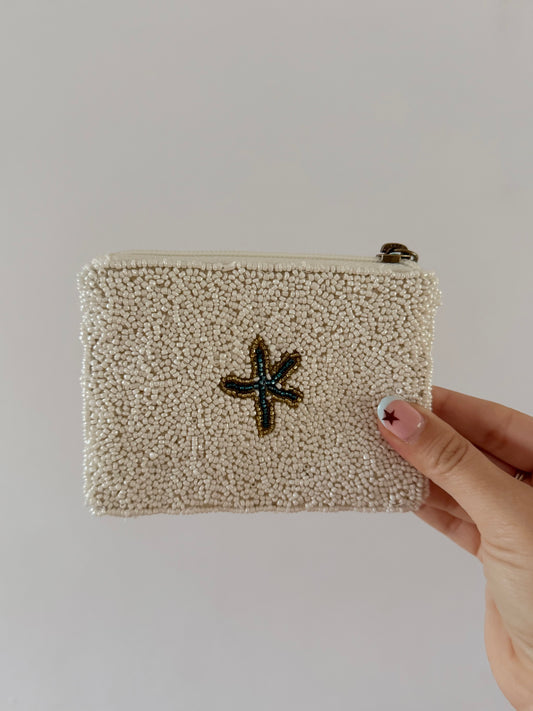 Starfish & Shells Coin Pouch