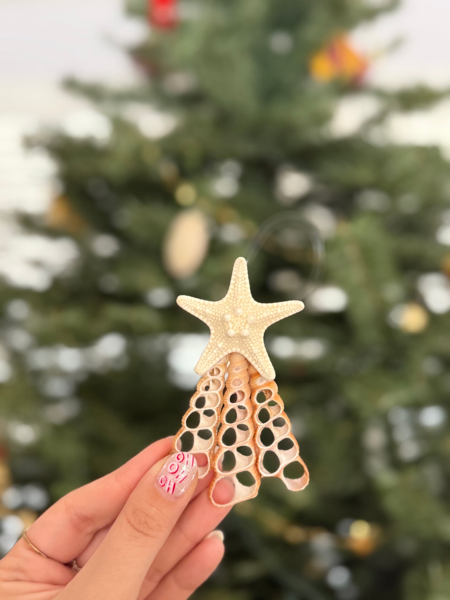 Seashell Christmas Tree Ornament